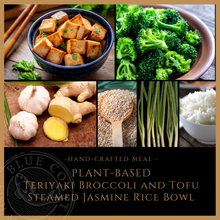 Load image into Gallery viewer, Thursday Plant-Based Teriyaki Broccoli and Tofu Steamed Jasmine Rice Bowl - served one person