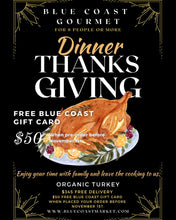 Load image into Gallery viewer, Thanksgiving turkey dinner served 8 people meals (16/ 18 lbs turkey)