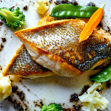 Load image into Gallery viewer, Sea Bass - Black Sea Bass, Fresh, Wild, Skin on, Fillet, Two filet 7.5oz $32 each filet