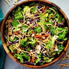 Load image into Gallery viewer, Thursday Plant-Based Meal - Cold Sesame Noodle Salad with Crispy Noodles and Peanut Dressing - served one person