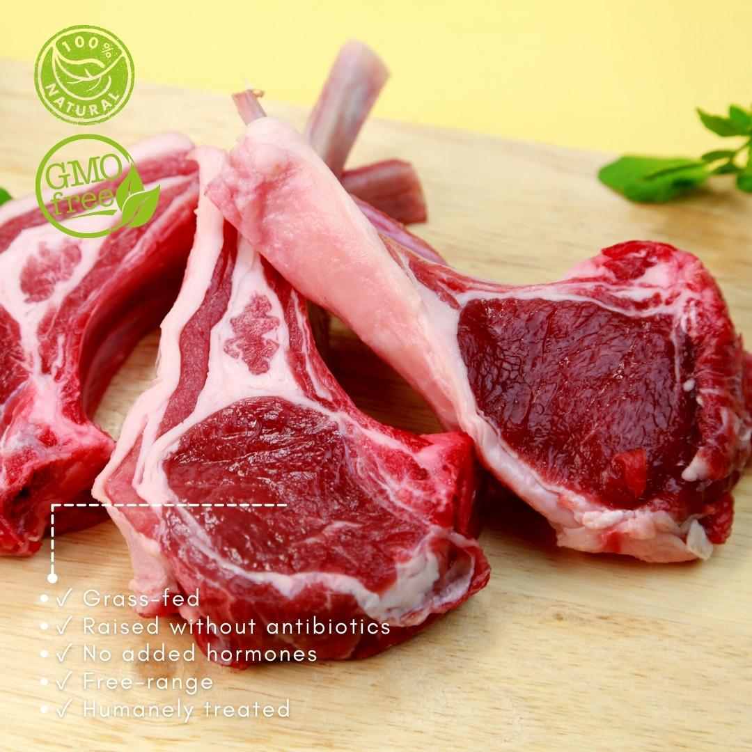 Loin Lamb Chop - 8 Chops -2 Pound Total
