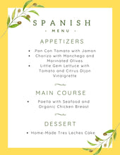 Load image into Gallery viewer, Breakfast , Lunch or Dinner Price per person plus Chef service fee Email or Text us