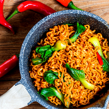 Load image into Gallery viewer, Tuesday Plant-Based Meal - Spicy Kung Pao Vegetables with Toasted Nuts and Noodles Stir Fried - served one person