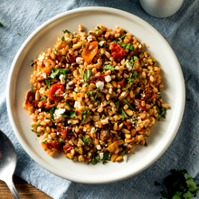Load image into Gallery viewer, Thursday Plant-Based Meal Ancient Grain Bowl with Crispy Chickpeas - served one person