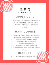 Load image into Gallery viewer, Breakfast , Lunch or Dinner Price per person plus Chef service fee Email or Text us