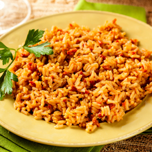 Load image into Gallery viewer, Tuesday Plant-Based Meal - Southwestern Style Spanish Rice with Tofu Fajita  - served one person