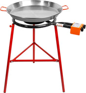 22-inch Carbon Steel Pan with Paella Burner