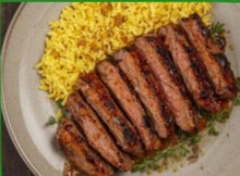 Load image into Gallery viewer, Wednesday Hand-Crafted Meal Grilled Churrasco Steak Traditional mamposteao rice
