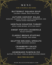 Load image into Gallery viewer, Thanksgiving turkey dinner served 8 people meals    (16/ 18 lbs turkey)
