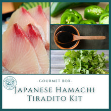 Load image into Gallery viewer, Japanese Hamachi Tiradito Kit - served one person
