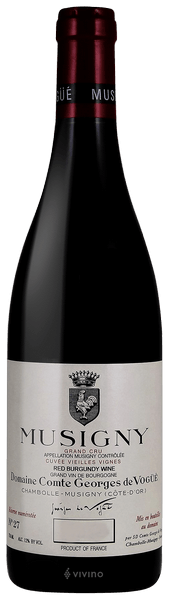 Domaine Comte Georges de Vogüé Musigny Grand Cru (Cuveé Vieilles Vignes) 2017 Red wine  from  Musigny Grand Cru  ·  France 750 ml