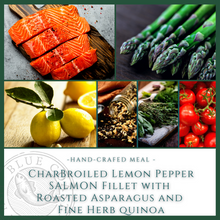 Load image into Gallery viewer, Tuesday Hand-Crafted Meal Mediterranean Diet (lemon pepper salmon) - served one person

