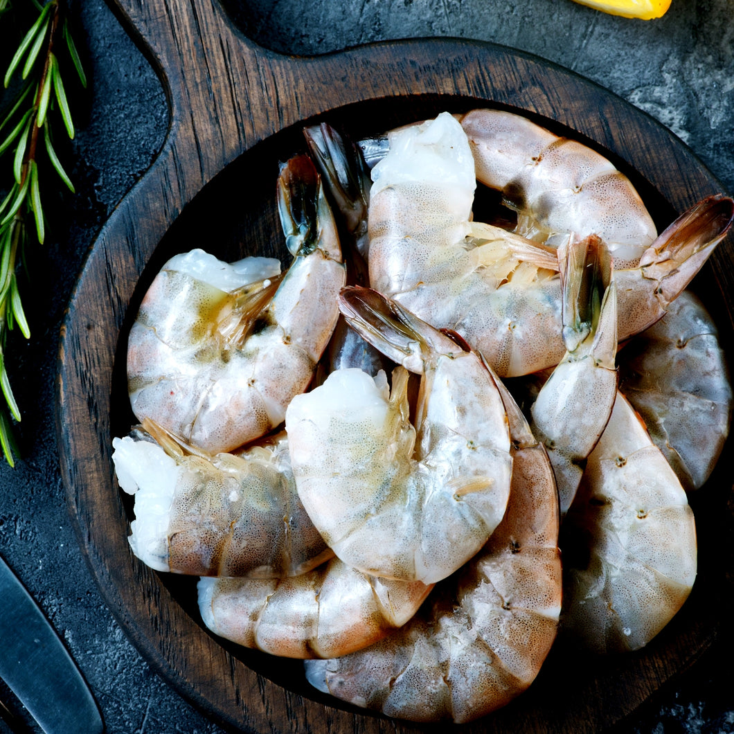 Mexican White Shrimp - Fresh, Wild, Size 16/20, sold by pound