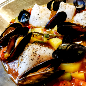 Thursday Hand-Crafted Meal Mediterranean Diet (seafood stew) - served one person