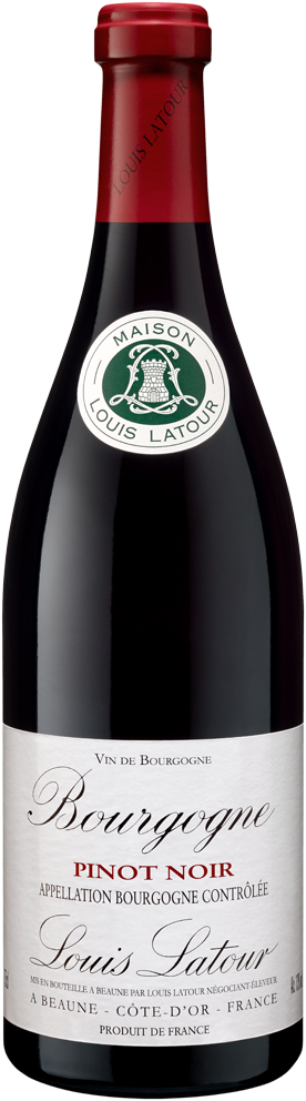 Louis Latour Bourgogne Pinot Noir 2018 - Red wine from Bourgogne - France 750 ml