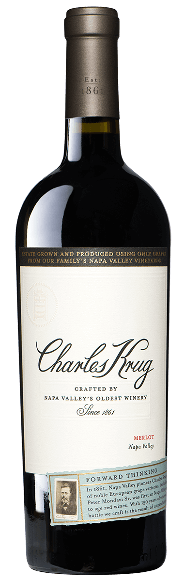 Charles Krug Merlot 2015 - Red wine from Napa Valley - United States 750 ml