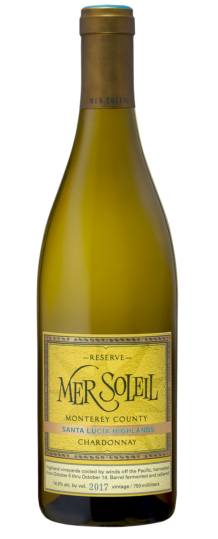 Mer Soleil Reserve Chardonnay 2018 - White wine from Santa Lucia Highlands - United States 750 ml